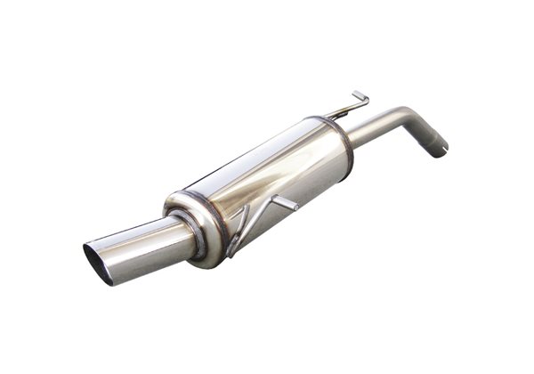 Escape Inoxcar para Peugeot 207CC 1.6 16v VTi (120pk) 2007- 90mm Rally 