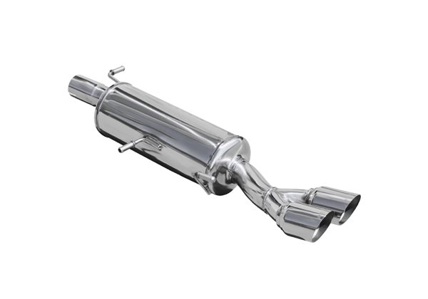 Escape Inoxcar para Peugeot 308 1.6THP GTi (200pk) 2011-2013 Ø65mm 2x80mm Racing 