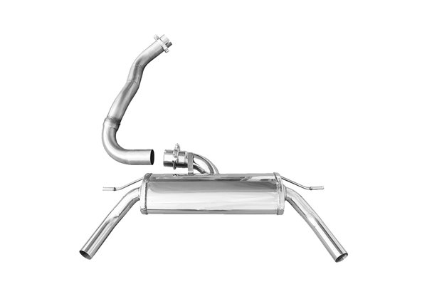 Escape Inoxcar para Renault Clio 4 RS Trophy 220 EDC 1.6 Turbo 220pk 2015- Ø 63,5 1x50mm 