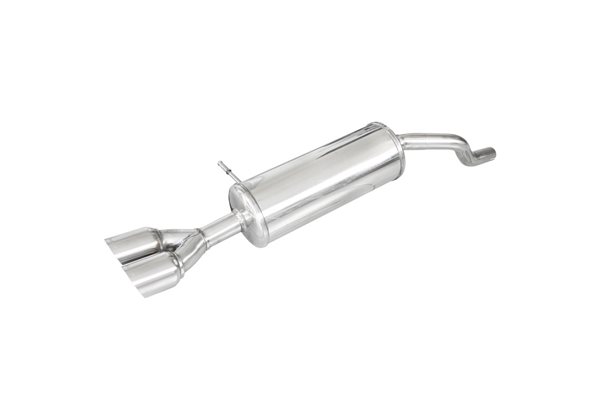 Escape Inoxcar para Renault Clio 4 1.5 Dci 75pk 2015- Ø 40 2x80mm Racing 