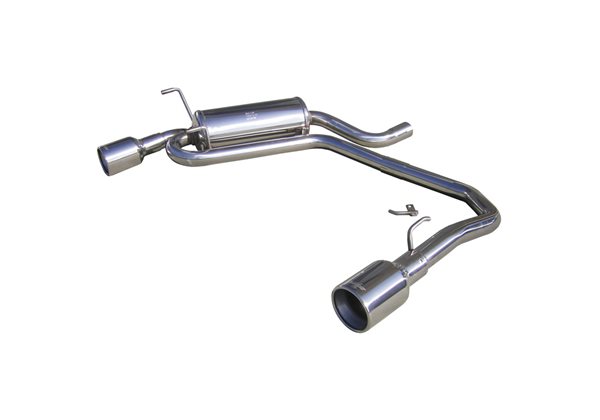 Escape Inoxcar para Peugeot 406 1.8 (110pk) 1997- Links/Rechts 102mm 