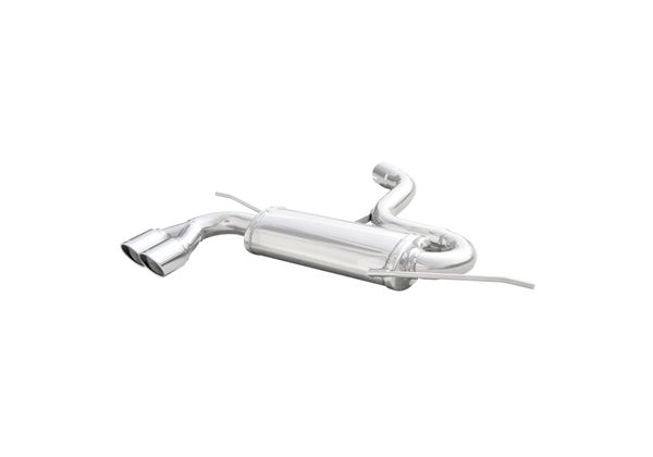 Escape Inoxcar para Volkswagen Golf V 2.0 16V TFSI GTI 200pk-230pk 2004- Ø 65 2x80mm X-Race 