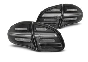 Juego De Pilotos Traseros Led Dinamicos Porsche Cayenne 10-15 Negro Cristal