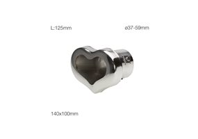 Cola Escape Sr Heart Acero Inoxidable