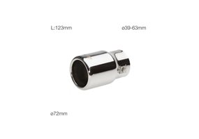 Cola Escape Sr Redondo Acero Inoxidable