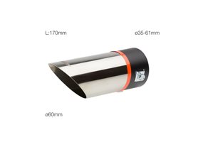 Cola Escape Sr Redondo Acero Inoxidable Inclinado