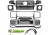 Kit carroceria mercedes benz w463 g-class (1989+) g63 amg design