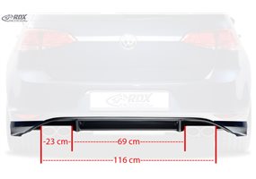 Añadido rdx vw golf 7 "r-look"