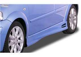 Juego taloneras laterales rdx abs plastico citroen c3 2002-2009 "gt4" 