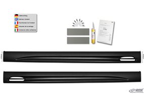 Juego taloneras laterales rdx abs plastico citroen c3 2002-2009 "gt-race" 