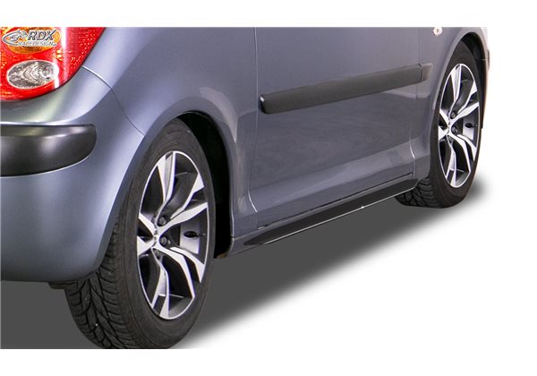 Juego taloneras laterales rdx abs plastico peugeot 1007 "slim" 