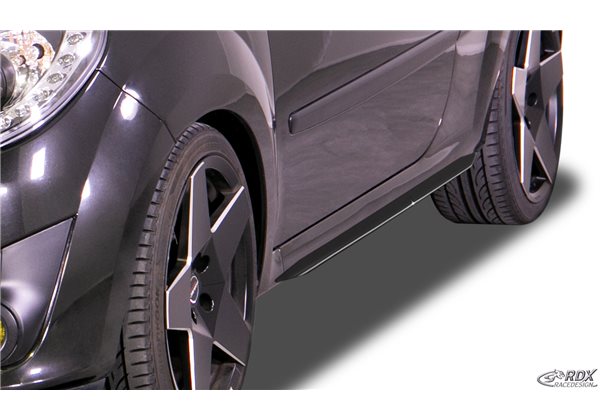 Juego taloneras laterales rdx abs plastico renault twingo 2 2007-2014 "slim" 