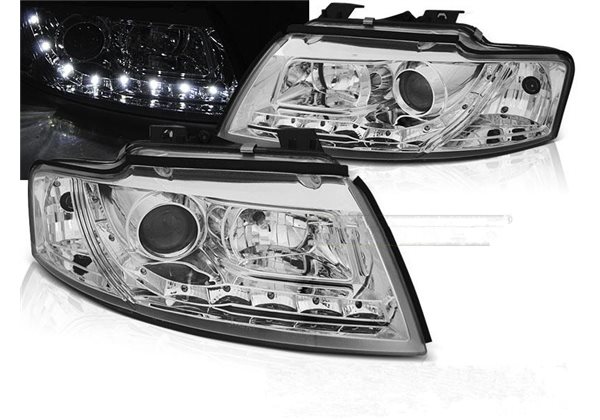 Juego De Faros Delanteros Audi A4 B6 Cabrio 02-06