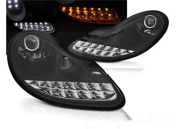 Juego De Faros Delanteros Porsche Boxster 96-04 /911 996