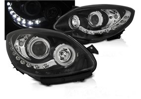 Juego De Faros Delanteros Renault Twingo 07-11 Daylight Black