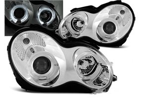 Juego De Faros Delanteros Mercedes W203 C-klasa 07.00-03.04