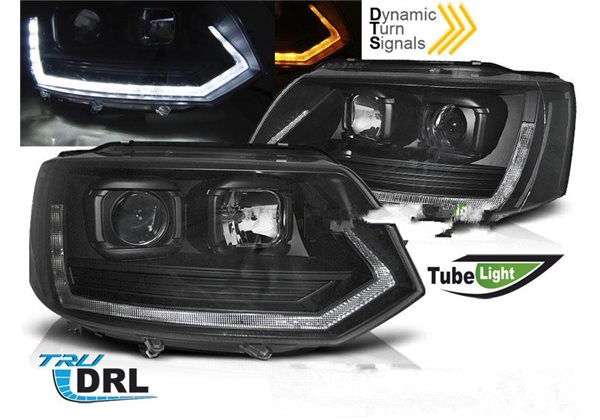 Juego De Faros Delanteros Vw T5 2010-2015