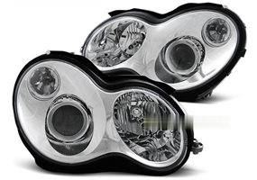 Juego De Faros Delanteros Mercedes W203 C-klasa 07.00-03.04