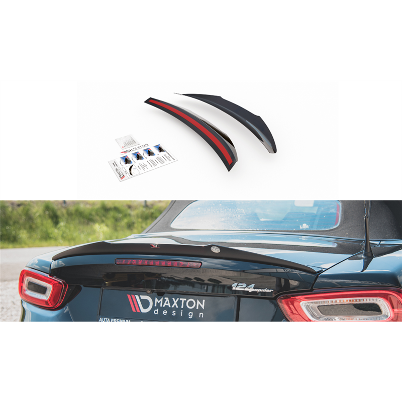 Añadido aleron Fiat 124 Spider Abarth Maxtondesign