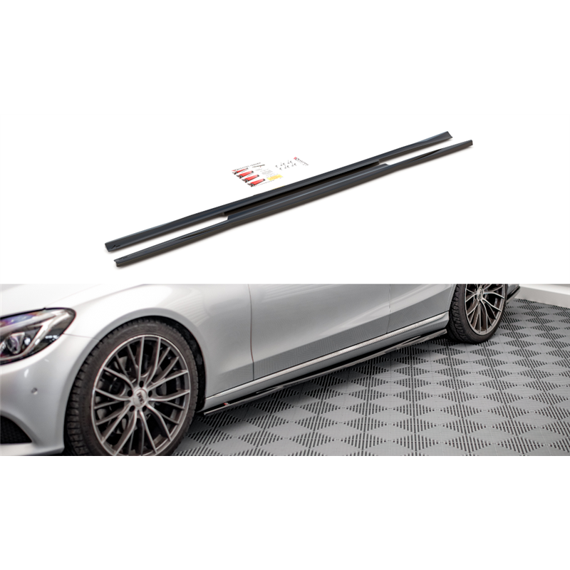 Añadidos taloneras Mercedes-benz C W205 Maxtondesign