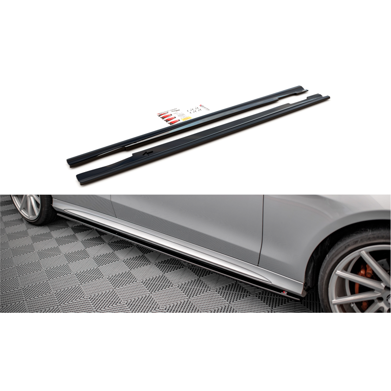 Añadidos taloneras Mercedes-benz E63 Amg / Amg-line Sedan W212 Facelift Maxtondesign