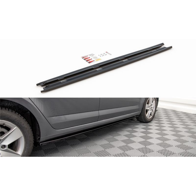 Añadidos taloneras Skoda Octavia Mk3 Facelift Maxtondesign