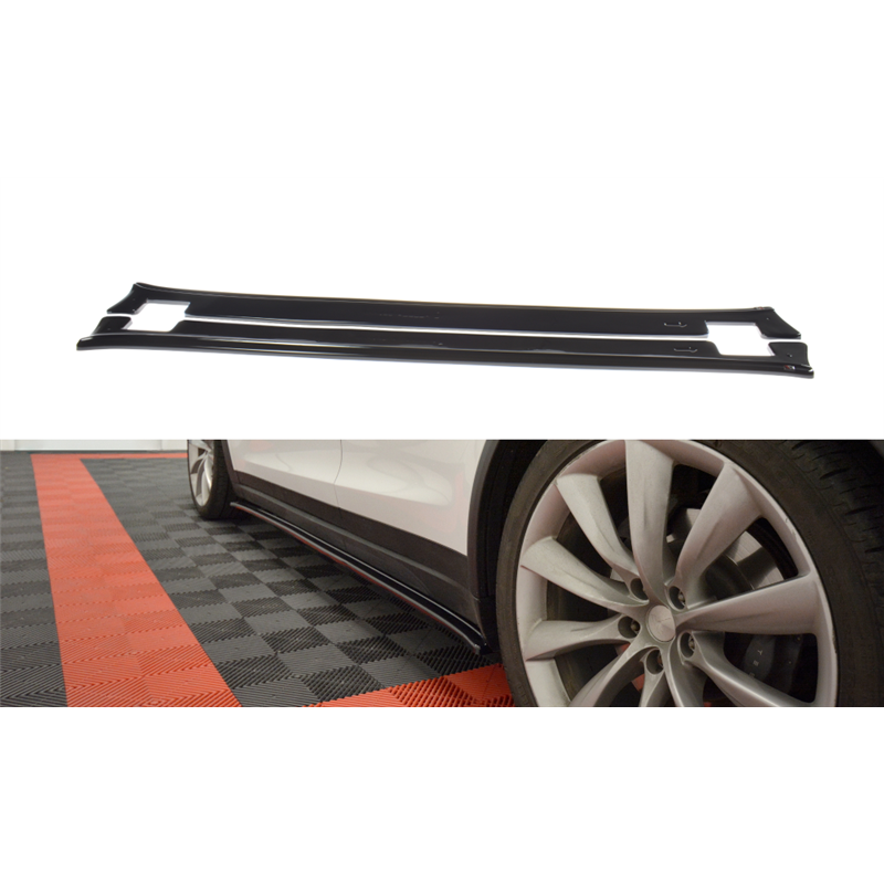 Añadidos taloneras V.1 Tesla Model X Maxtondesign
