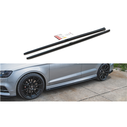 Añadidos taloneras V.2 Audi S3 / A3 S-line Sedan 8v Facelift Maxtondesign