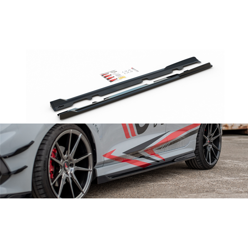 Añadidos taloneras V.3 Ford Fiesta Mk8 St / St-line Maxtondesign