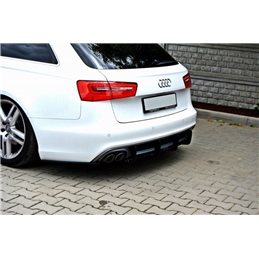 Añadido difusor Audi A6 S-line C7 (exhaust 1x2) Maxtondesign