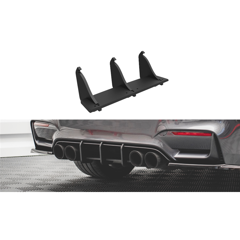 Añadido difusor Bmw M4 F82 Maxtondesign