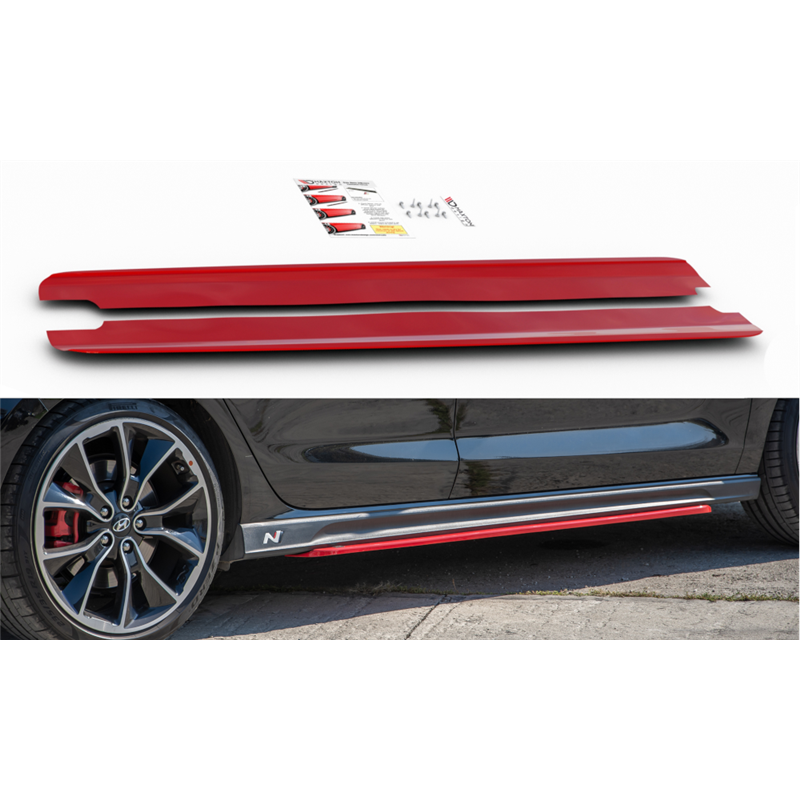 Añadidos taloneras V.2 Hyundai I30 N Mk3 Maxtondesign