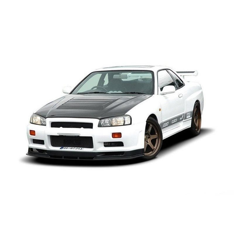Paragolpes delantero Nissan Skyline R34 Gtr (without Diffuser) Gtr Look Maxtondesign