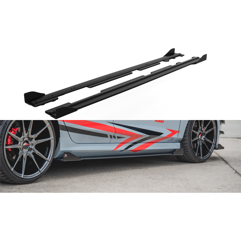 Añadido difusor Ford Fiesta Mk8 St / St-line Maxtondesign