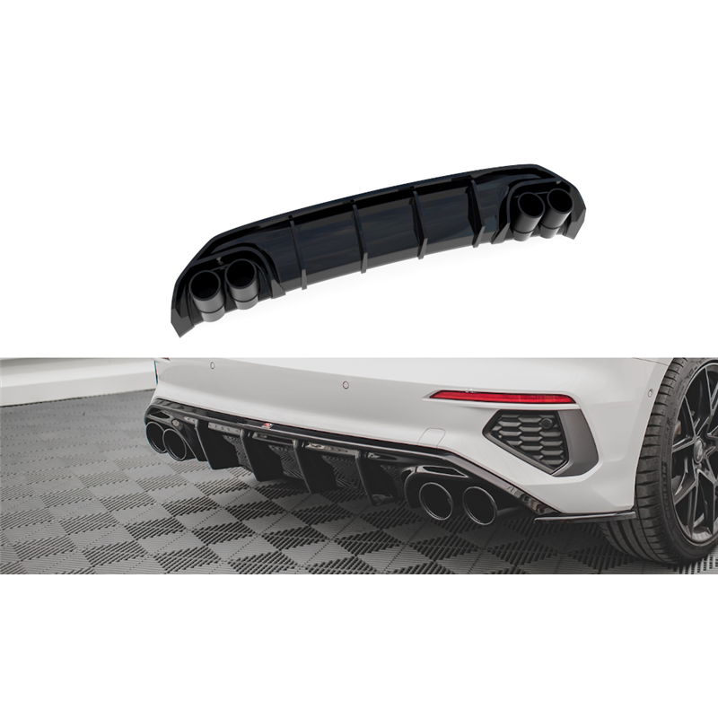 Añadido + colas de escape imitacion Audi A3 S-line Sportback 8y Maxtondesign