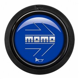 Pulsador momo arrow logo.polish azul.-chr.2c f