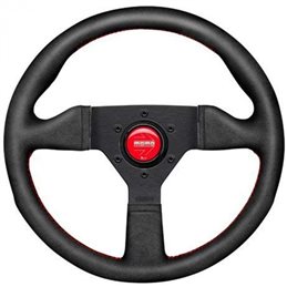 Volante momo montecarlo 35 negro/rd