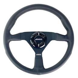 Volante plano mod. classic piel de nappa brazos negros occ motorsport