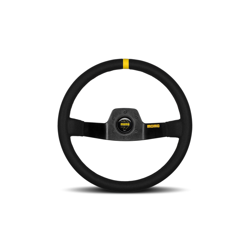 Volante momo 350 mm piel vuelta 2 brazos mod.02