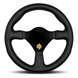 Volante momo 260mm piel negra mod.26