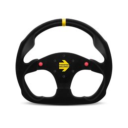 Volante momo 320mm alcantara negro mod.30