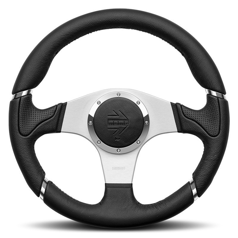 Volante momo millenium 320mm piel negra