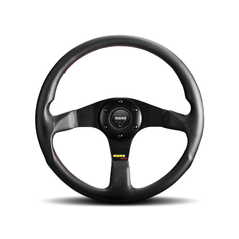 Volante momo tuner 350 mm piel negra