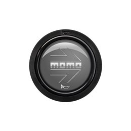 Pack 10 pulsador momo arrow logo brillante antracita cromado 2cc r