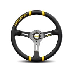 Volante momo drifting 350 mm piel