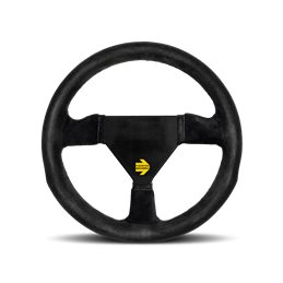 Volante momo 260mm piel vuelta negro mod.11