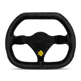 Volante momo 270mm alcantara negro mod.29