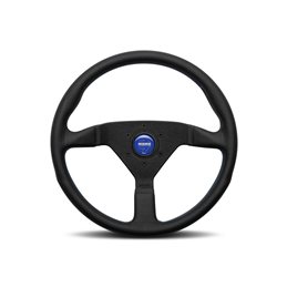 Volante momo montecarlo 350 mm negro/azul