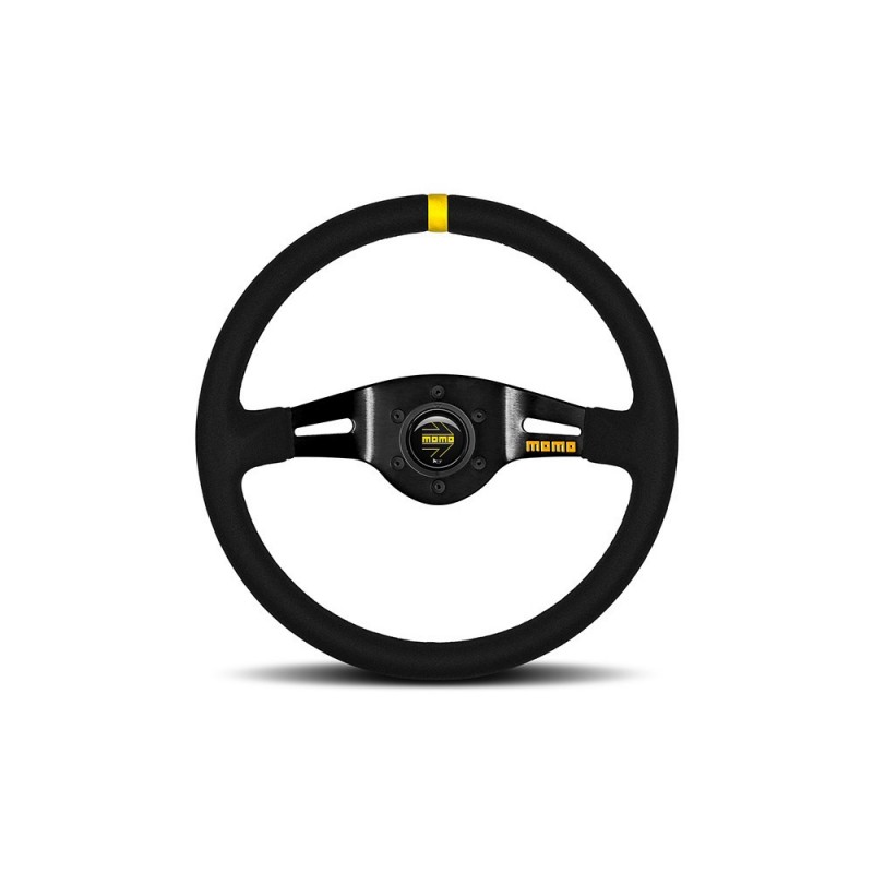Volante momo 350 mm piel vuelta 2 brazos mod.03