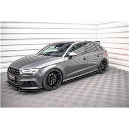 Añadidos Taloneras Laterales Audi S3 Sportback 8v Facelift 2016 - 2019 Maxtondesign